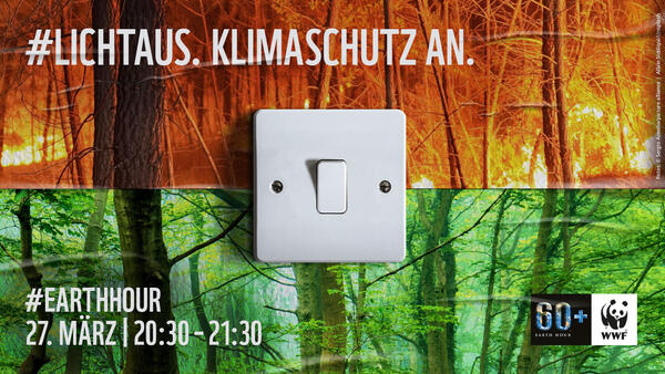 Earth Hour 2021 Banner Wald