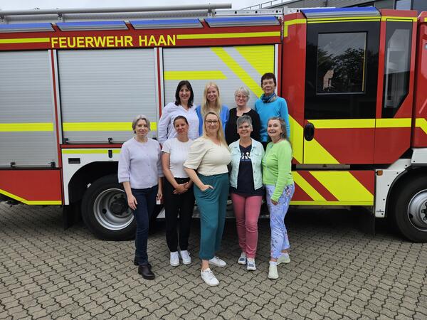 Gleichstellungsbeauftragte des Kreises Mettmann bei der Feuerwehr Haan