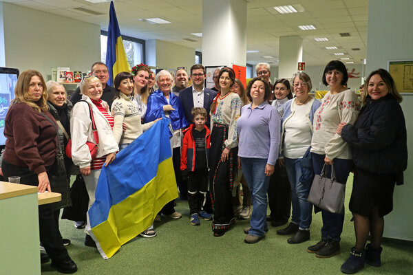 Er�ffnung der Fotoausstellung "Bilder aus der Ukraine im Frieden"