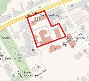 Plangebiet zum Bebauungsplan 206